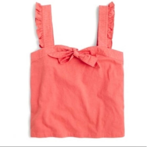 [J.CREW] Bow Tie Top - Picture 7 of 8